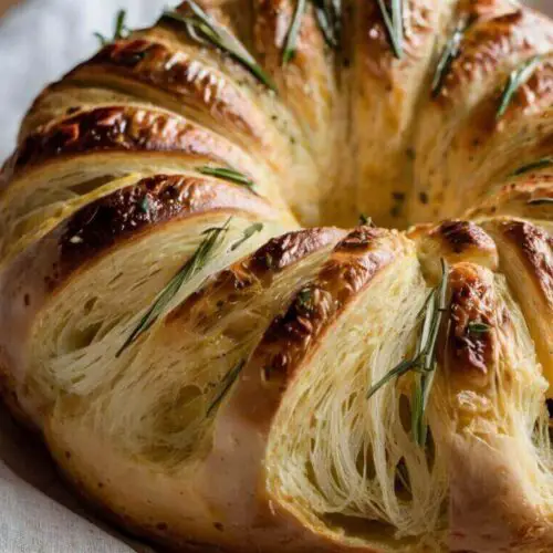 Rosemary Garlic Pull Apart Bread Recipe