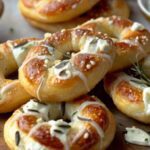 Rosemary Parmesan Mozzarella Pretzels Recipe
