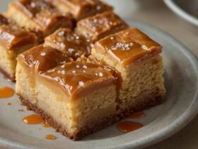 Salted Caramel Gooey Butter Bars Recipe