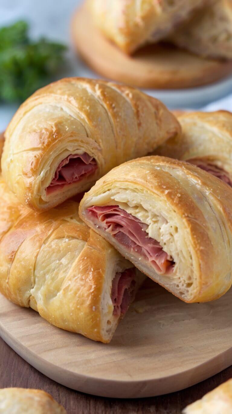 Savory Reuben Crescent Rolls