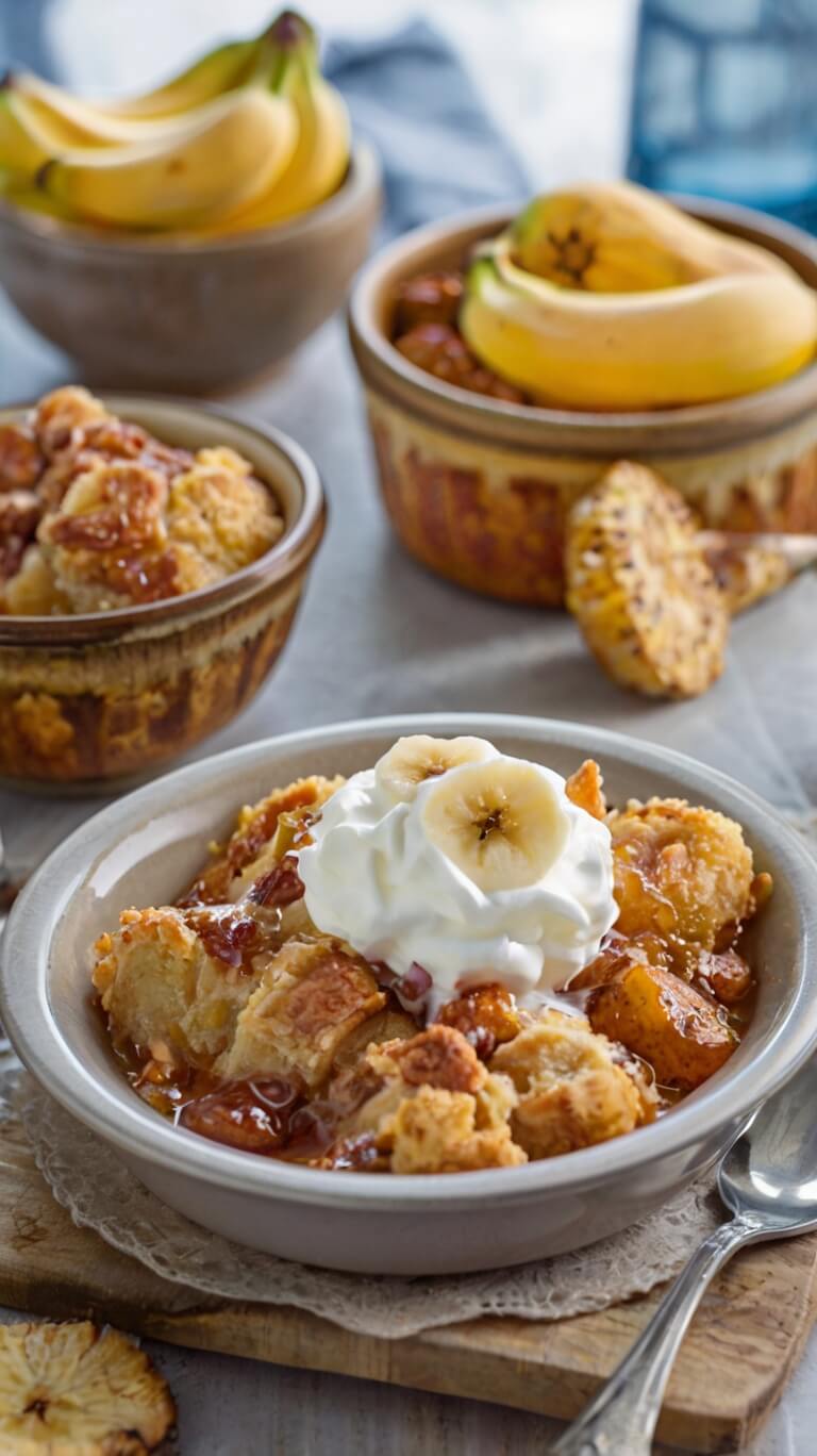 Southern Banana Cobbler 