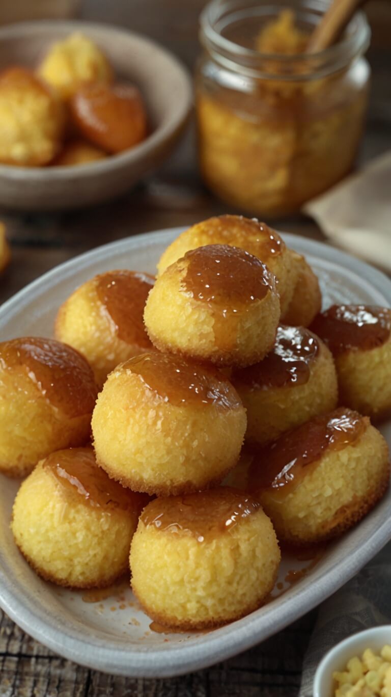Southern Honey Butter Cornbread Poppers
