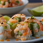 Spicy Shrimp Sushi Stacks Recipe