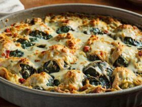 Spinach Casserole And Creamy Chicken Recipe