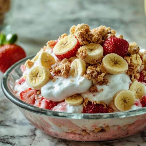 Strawberry Crunch Banana Pudding Recipe