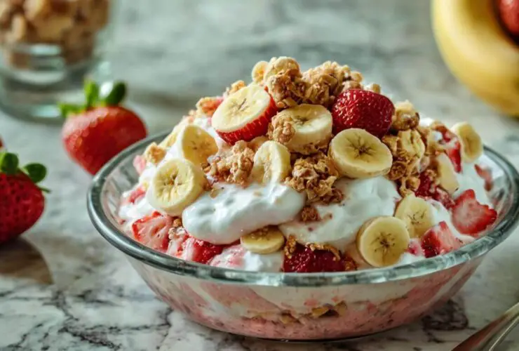 Strawberry Crunch Banana Pudding Recipe