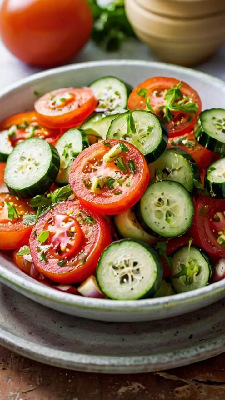 Tomato Cucumber Salad 