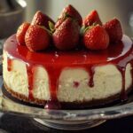 Velvet Strawberry Cheesecake Recipe