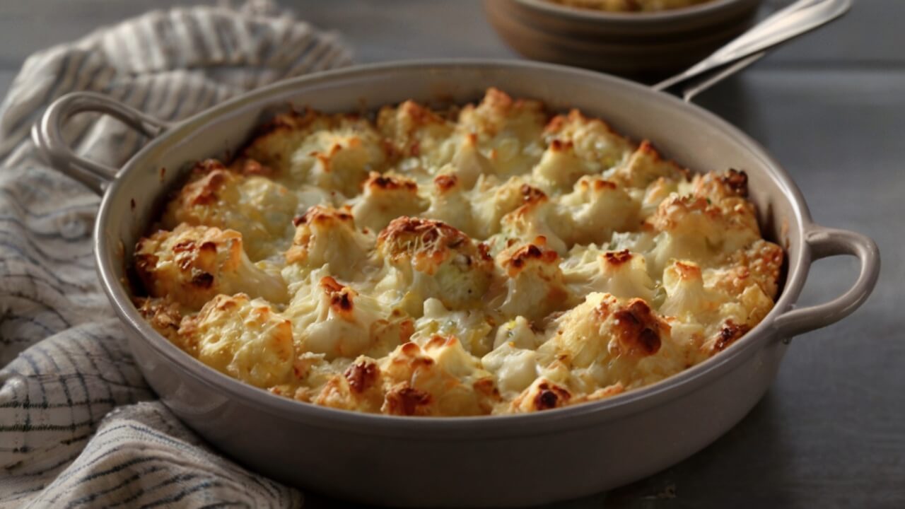 Bobby Flay Cauliflower Gratin Recipe