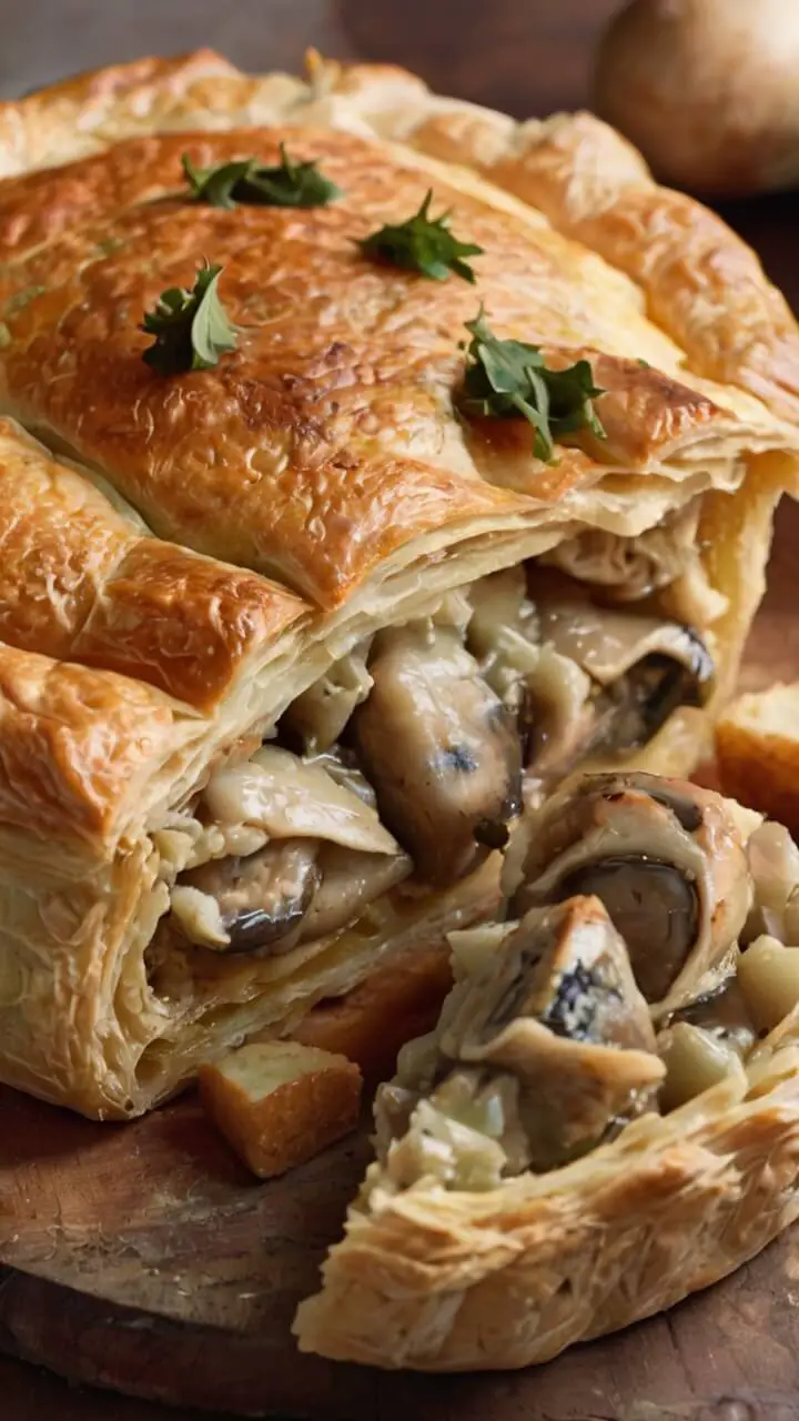 Jamie Oliver Chicken And Mushroom Puff Pie 