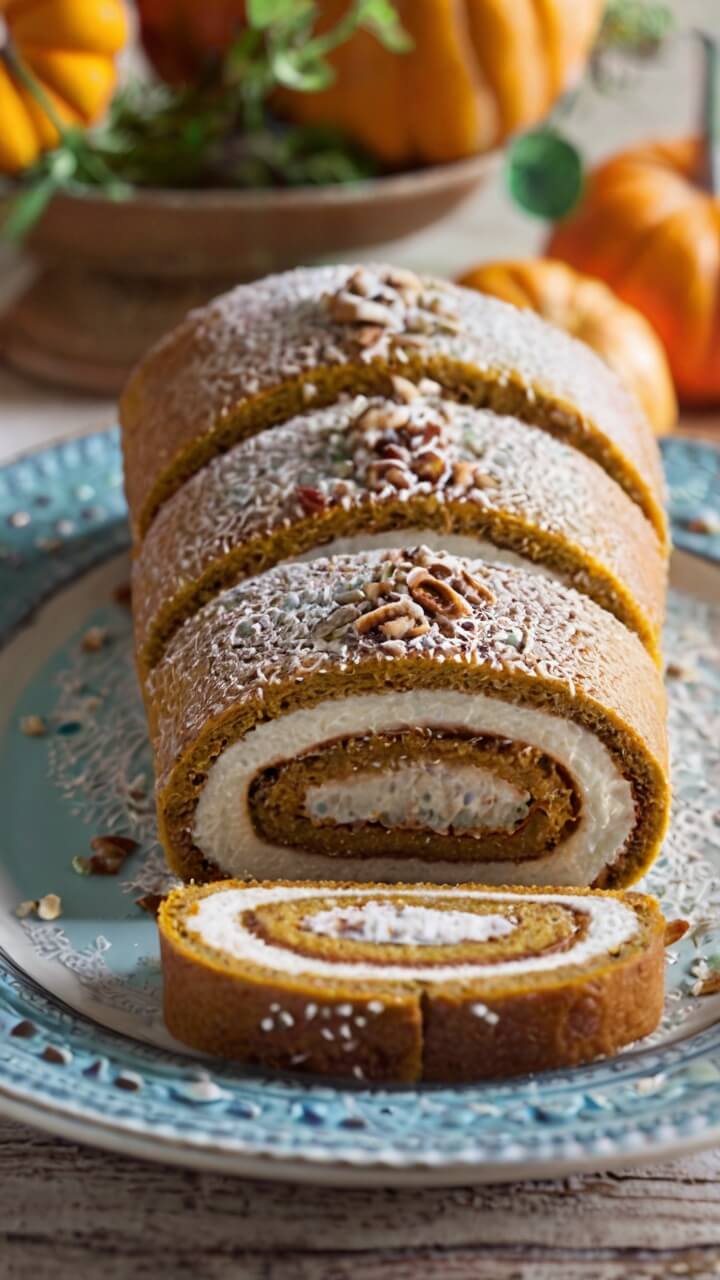 Honeyed Pumpkin Roll
