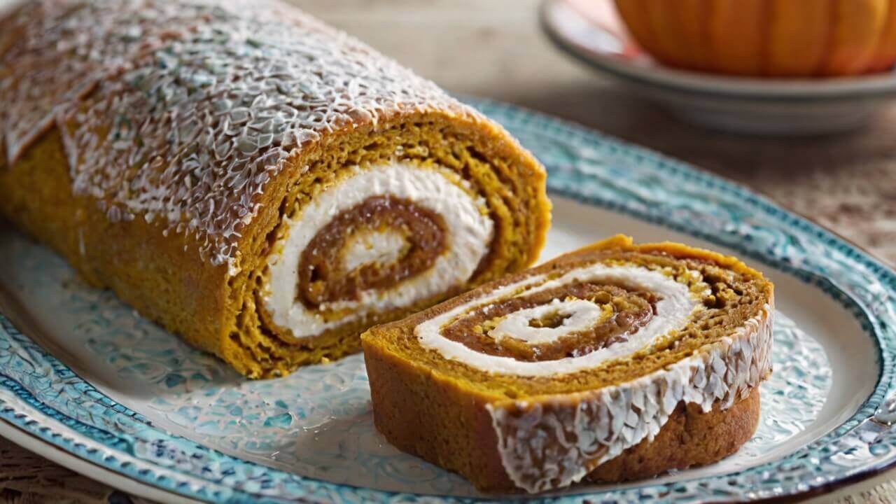 Honeyed Pumpkin Roll Recipe