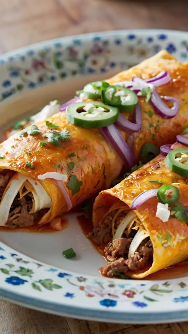 Pioneer Woman Beef Enchiladas