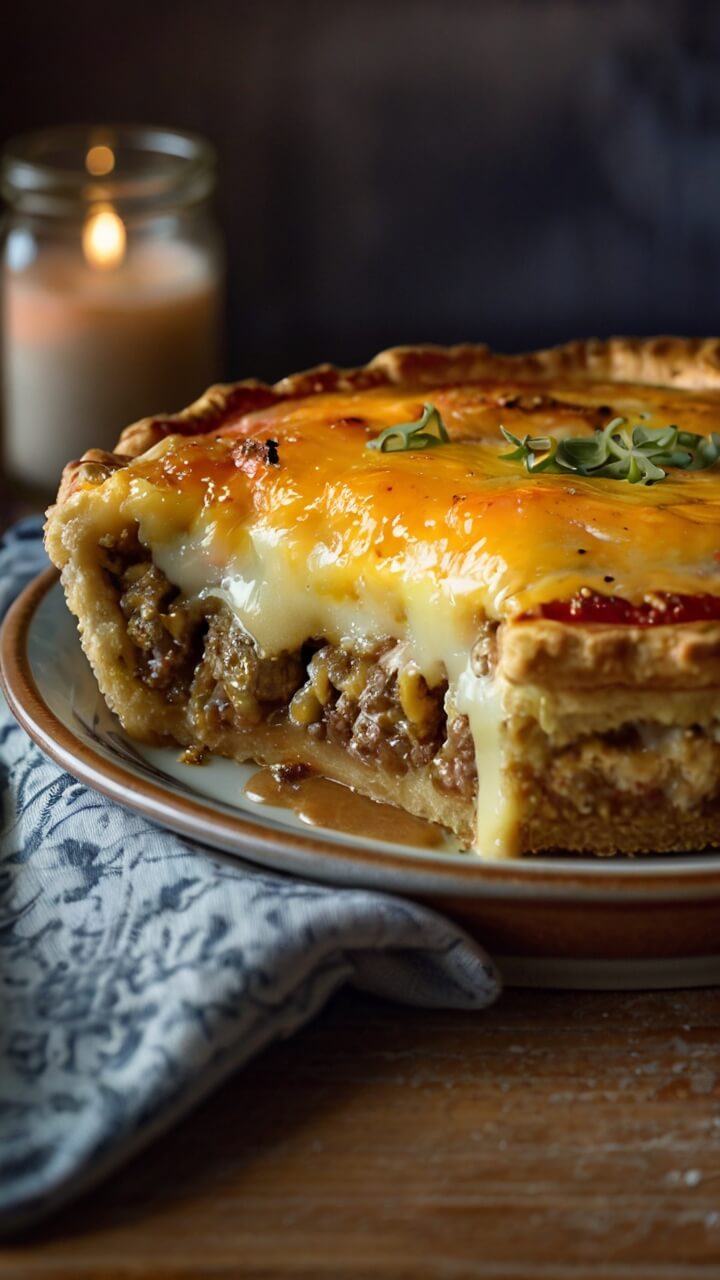 Pioneer Woman Cheeseburger Pie 