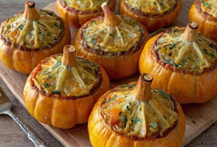 Pizza Stuffed Pumpkins Recipe