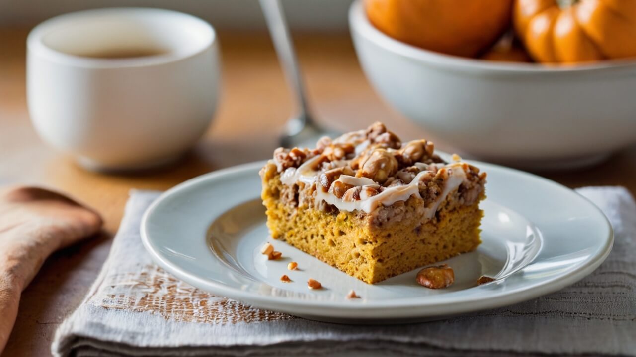 Pumpkin Coffee Cake Recipe