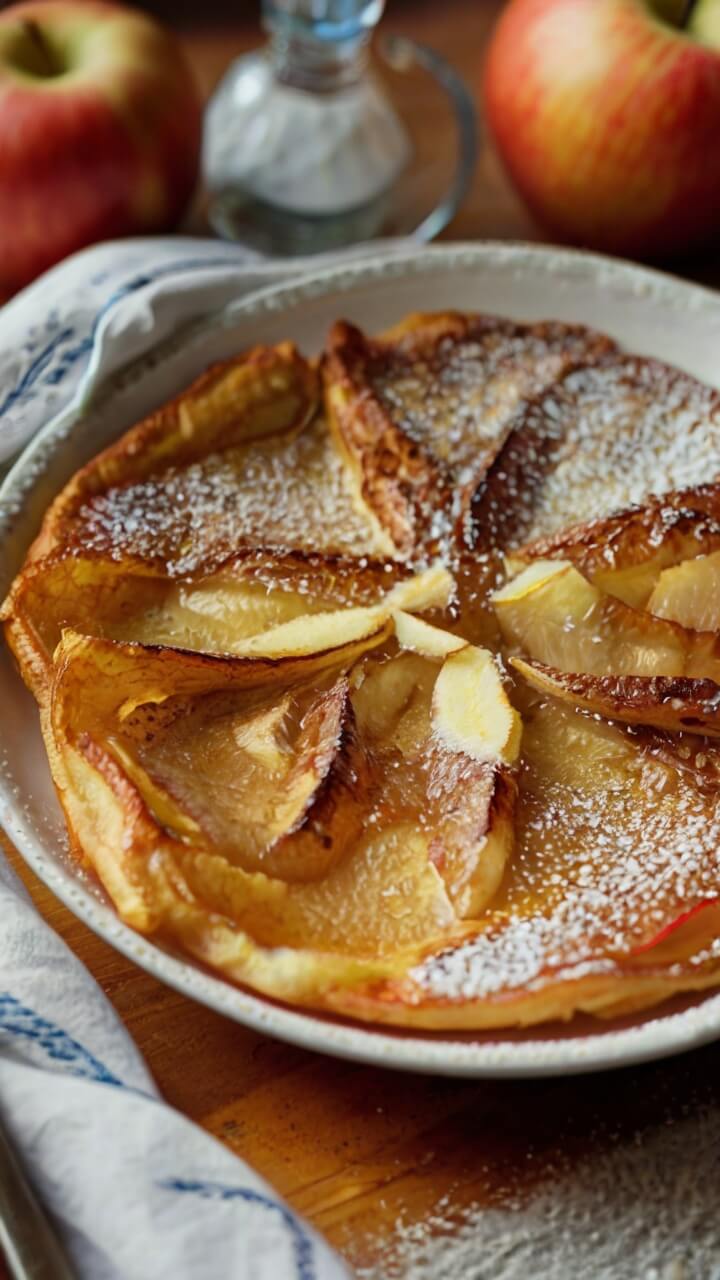 Apple Cinnamon German Pancake