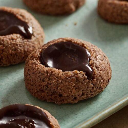 Chocolate Thumbprint Cookies Recipe