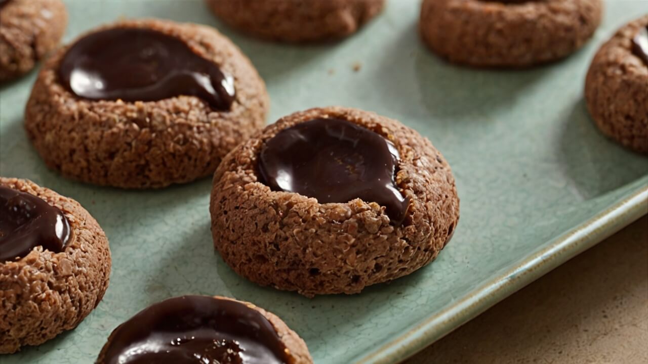 Chocolate Thumbprint Cookies Recipe