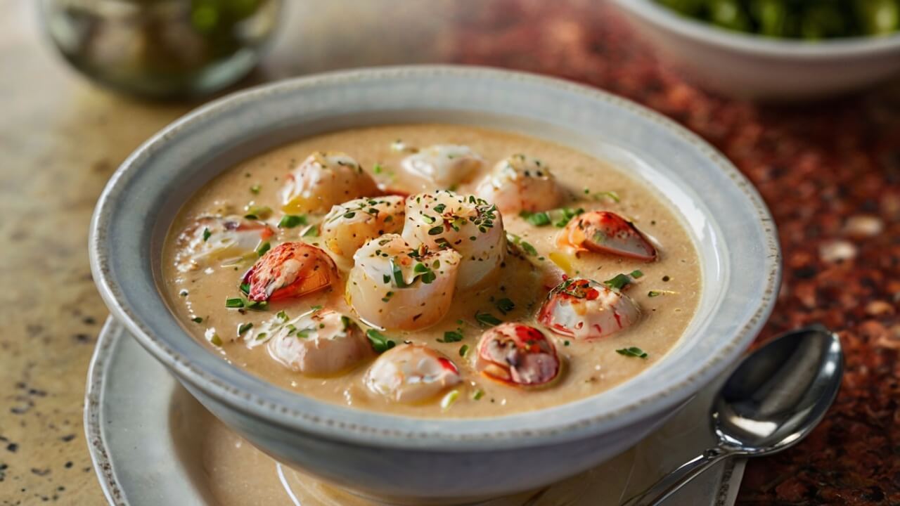 Lobster Scallop Chowder Recipe