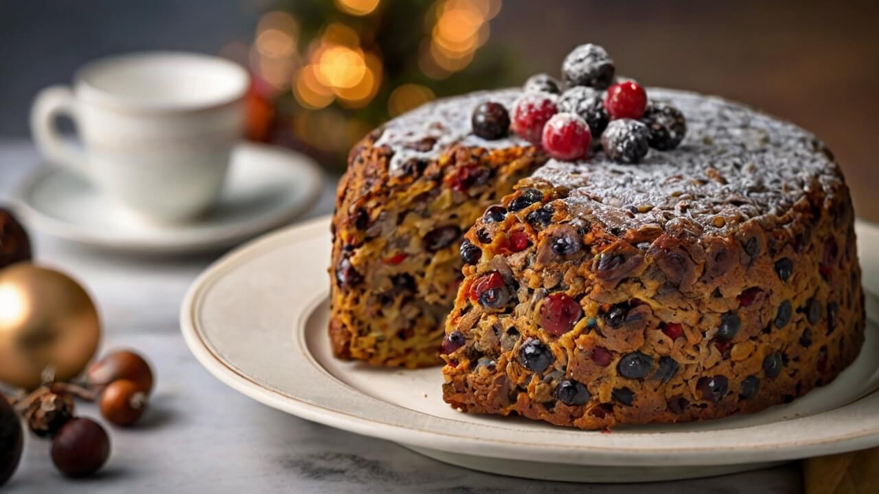 Traditional Christmas Fruit Cake Recipe