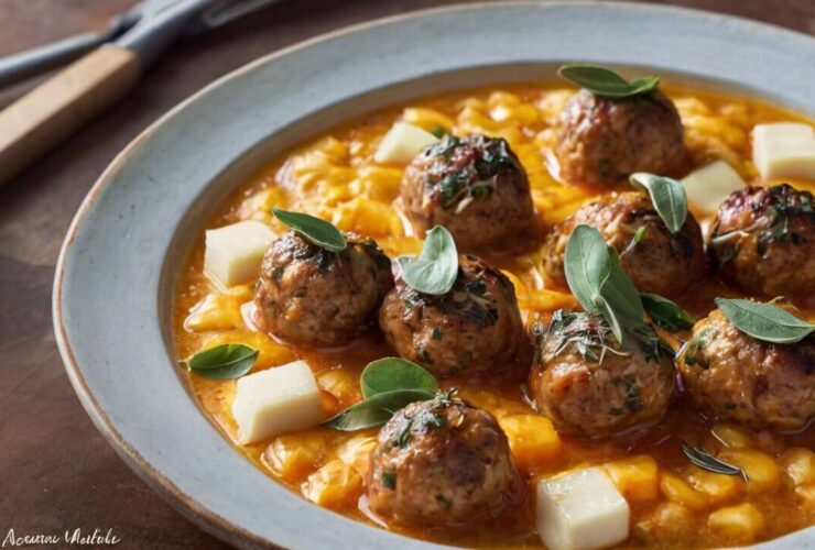 Turkey Meatballs In Pumpkin Sage Sauce Recipe