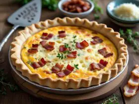 Bacon and Cheese Quiche Recipe