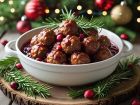 Christmas Cranberry Meatballs Recipe