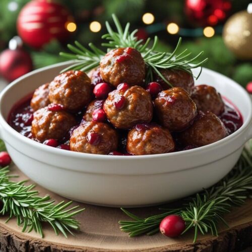Christmas Cranberry Meatballs Recipe