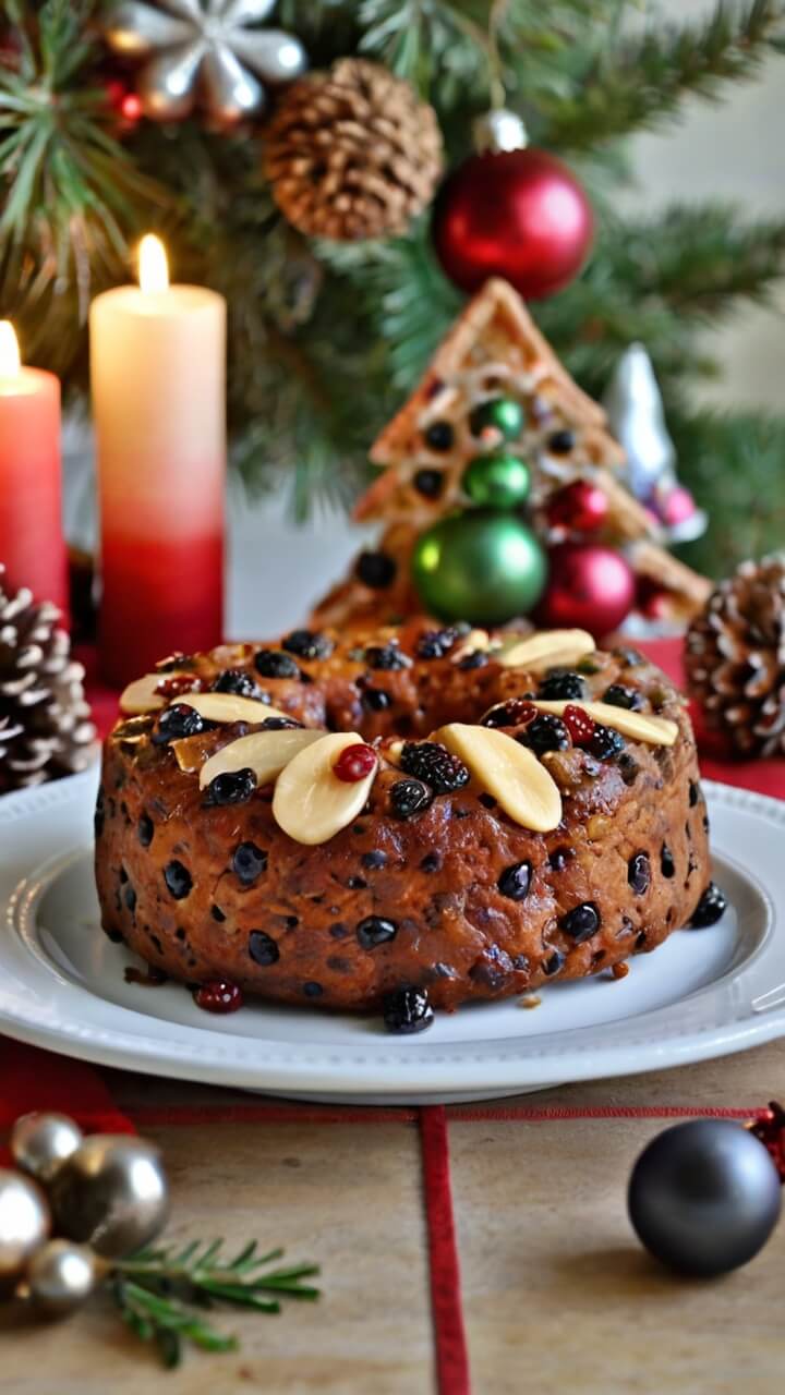 Condensed Milk Christmas Fruit Cake 