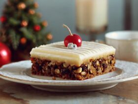 Easy Christmas Cake Traybake Recipe