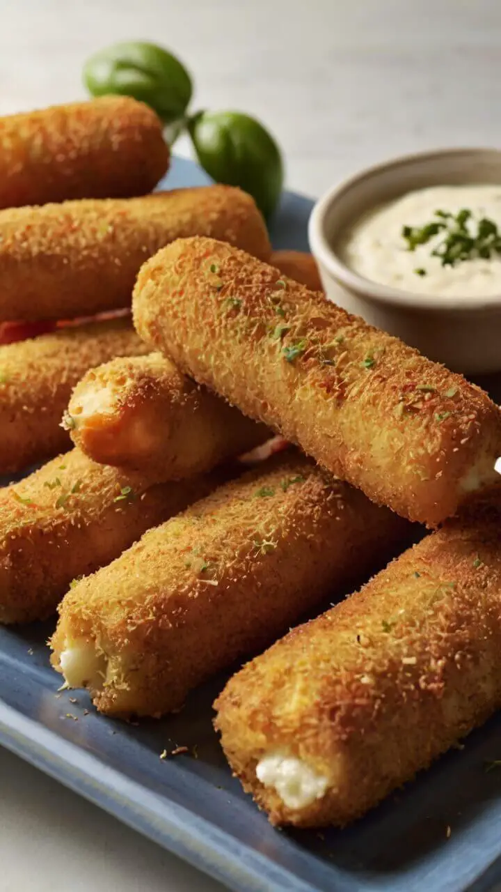Homemade Mozzarella Sticks