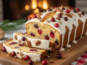 Christmas Cranberry Pound Cake Recipe