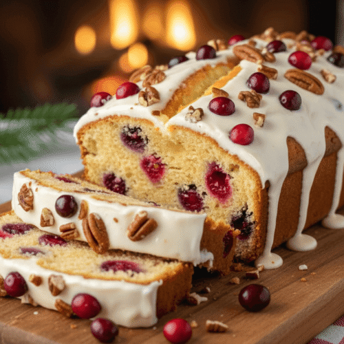 Christmas Cranberry Pound Cake Recipe