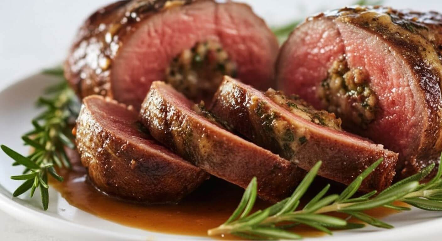 Christmas Stuffed Beef Tenderloin Recipe