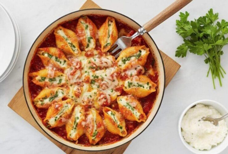 Christmas Stuffed Shells Recipe