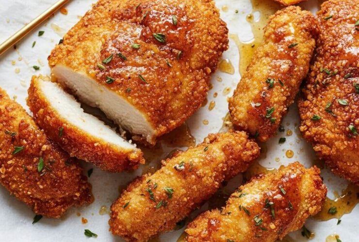 Crispy Baked Hot Honey Chicken Recipe