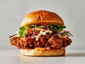 Crispy Thai Fried Chicken Sandwich Recipe