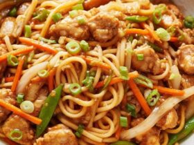Garlic Chicken Lo Mein Recipe