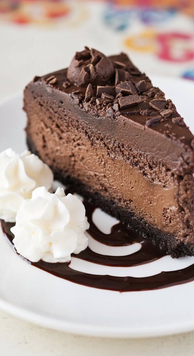 Chocolate Fudge Truffle Cheesecake