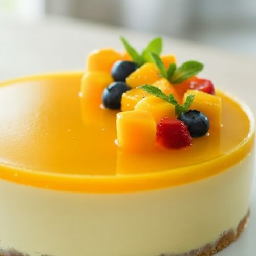 No Bake Mango Cheesecake Recipe