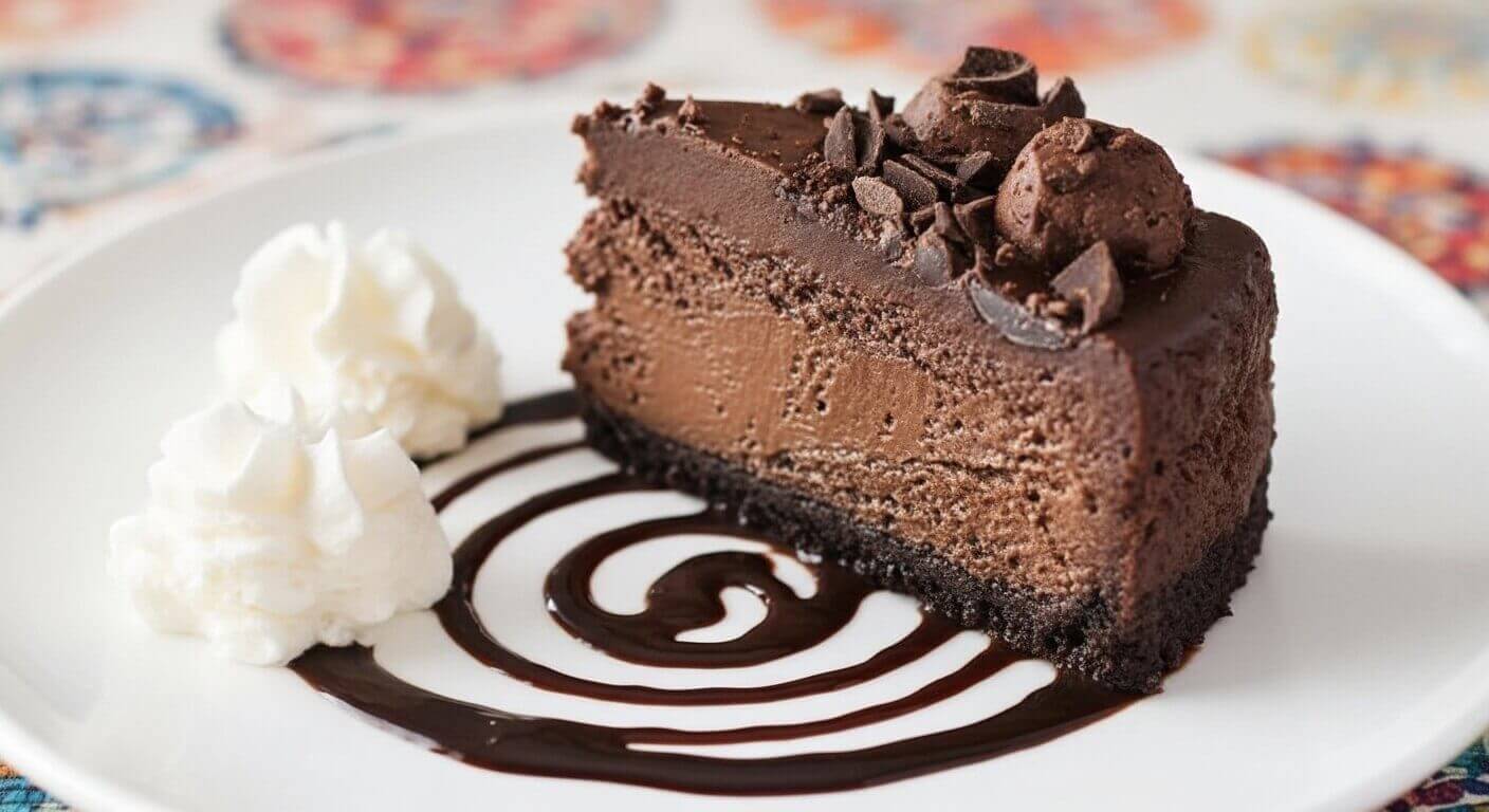 Chocolate Fudge Truffle Cheesecake Recipe
