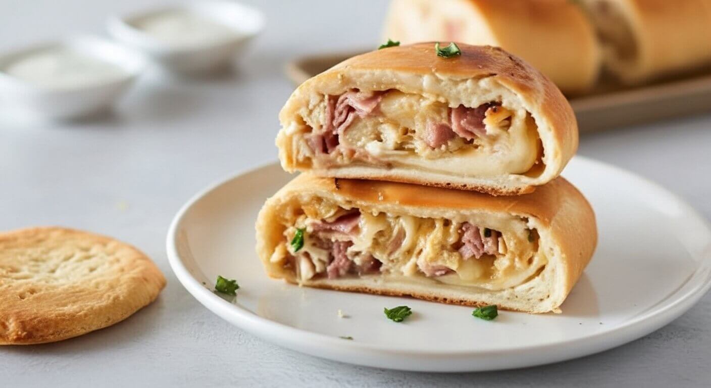 Chicken Cordon Bleu Stromboli Recipe