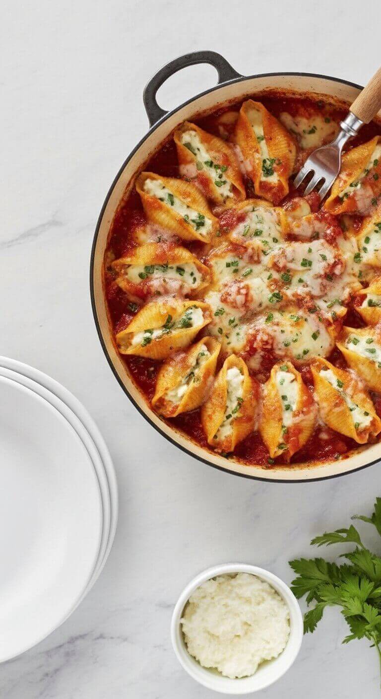 Christmas Stuffed Shells