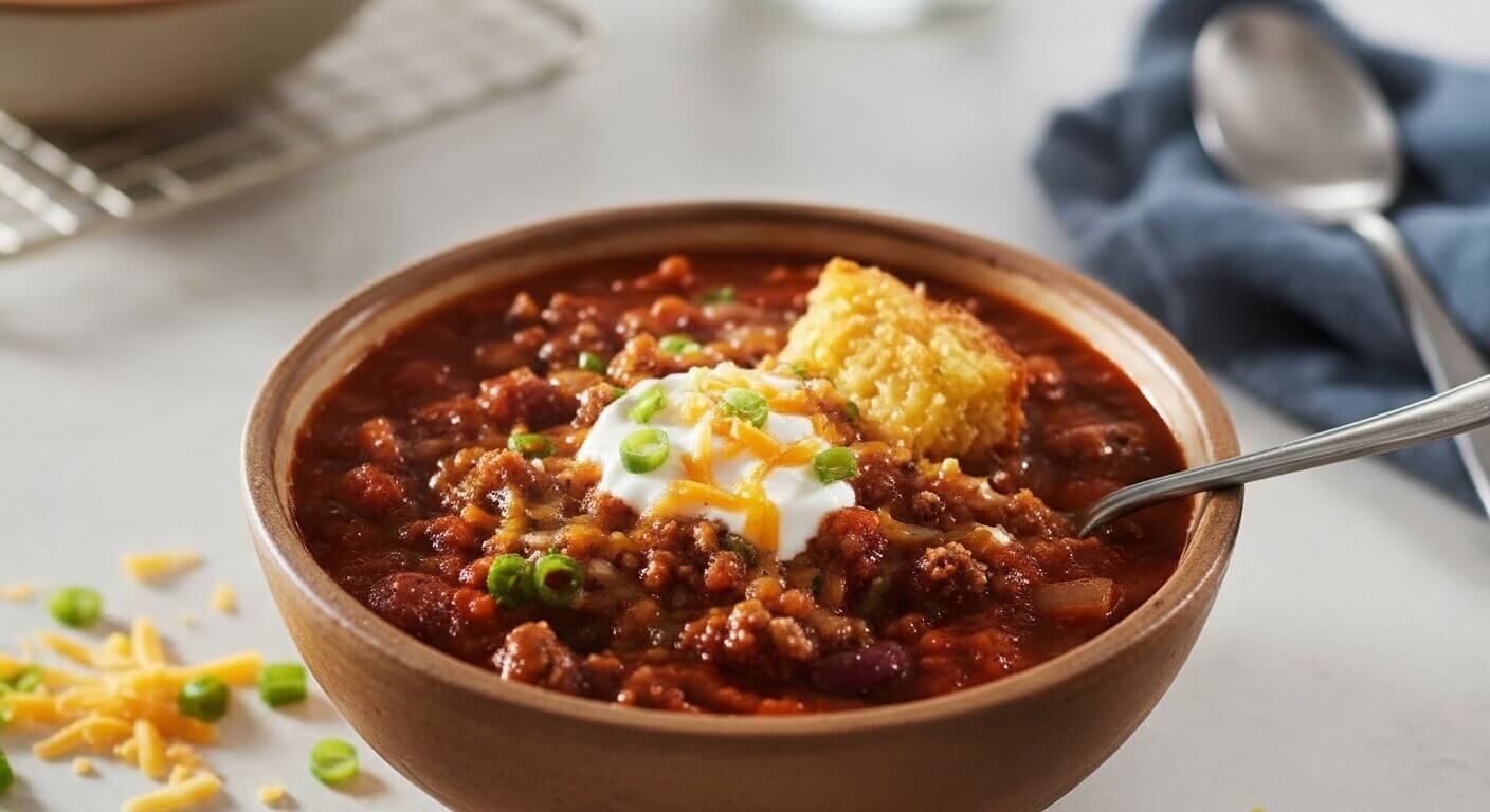 Stovetop Ground Beef Chili Recipe