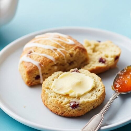 Cranberry Orange Sour Cream Scones Recipe