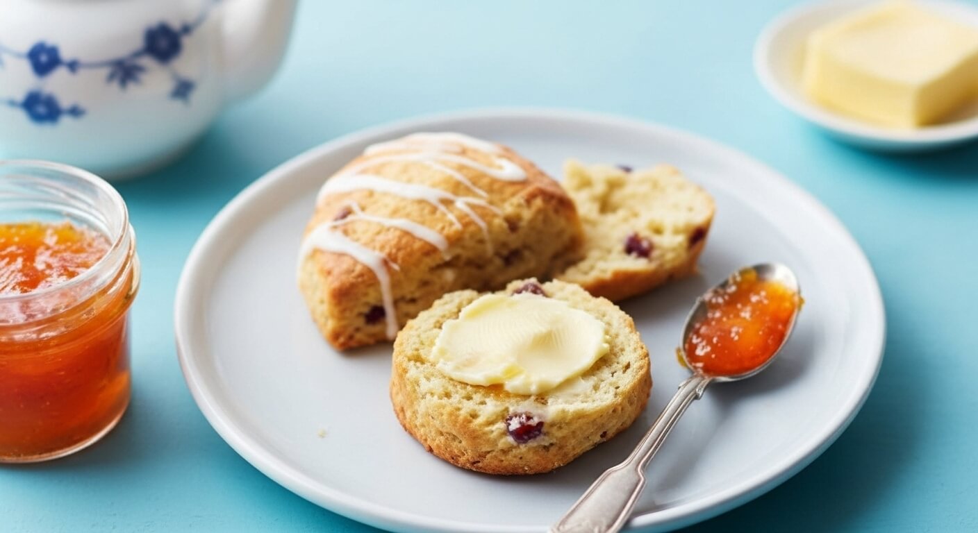 Cranberry Orange Sour Cream Scones Recipe