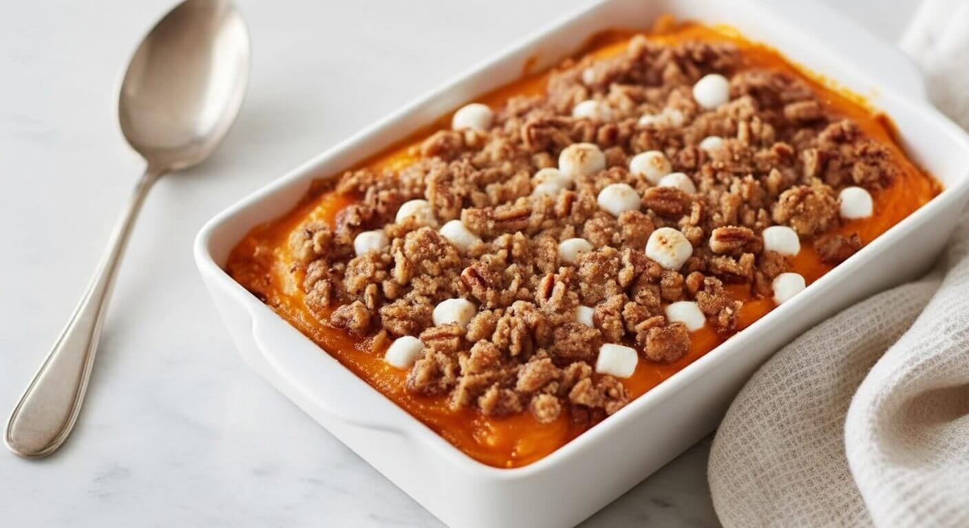 Southern Maple Sweet Potato Casserole Recipe