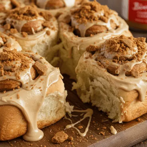 Biscoff Cookie Butter Cinnamon Rolls Recipe