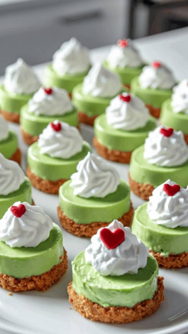 Grinch Mini Cheesecake